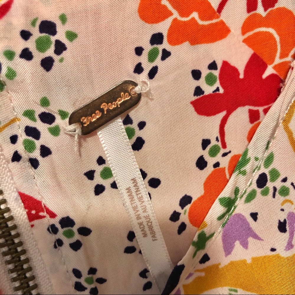 FREE PEOPLE Strawberry Fields boho mini dress - Picture 4 of 7